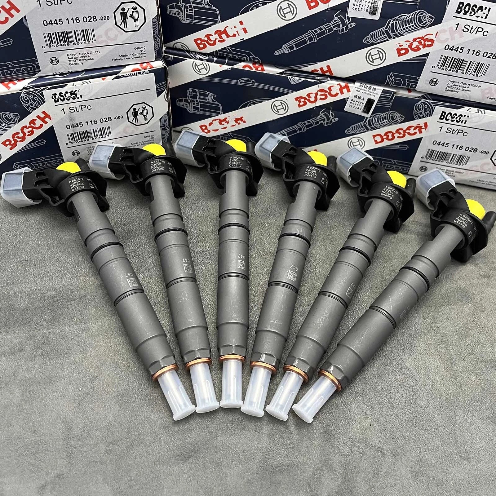 6X BOSCH FUEL INJECTOR A6420701287 For SPRINTER MERCEDES 3.0L OM642 6420701287
