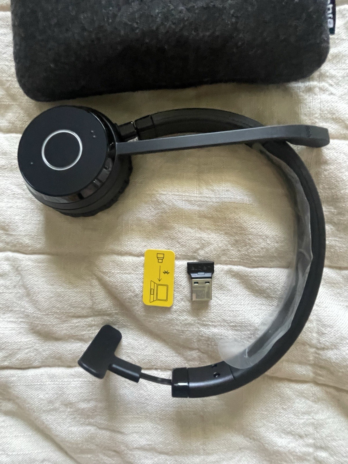 Jabra Evolve 65 TE Mono Wireless Headset-Bluetooth Noise canceling