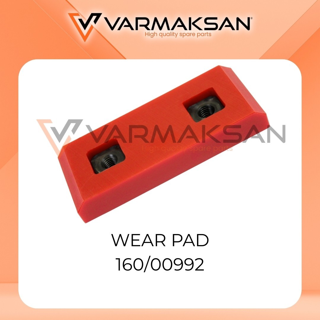 JCB 160/00992, 160-00992, 16000992 WEAR PAD JCB