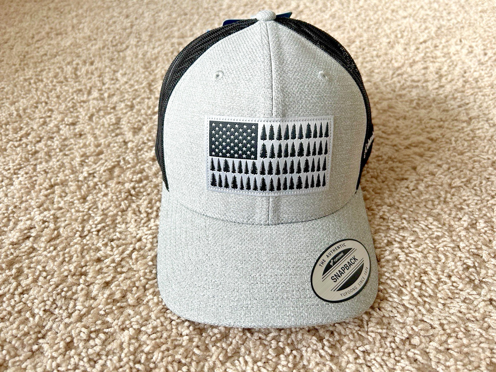 Columbia Tree Flag Outdoor Mesh Snapback Cap