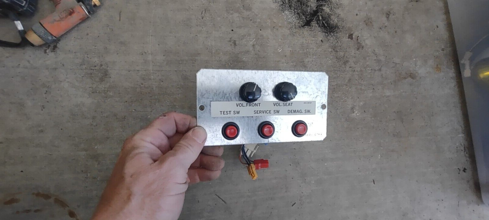 sega harley davidson arcade test switch/volume controller working #13