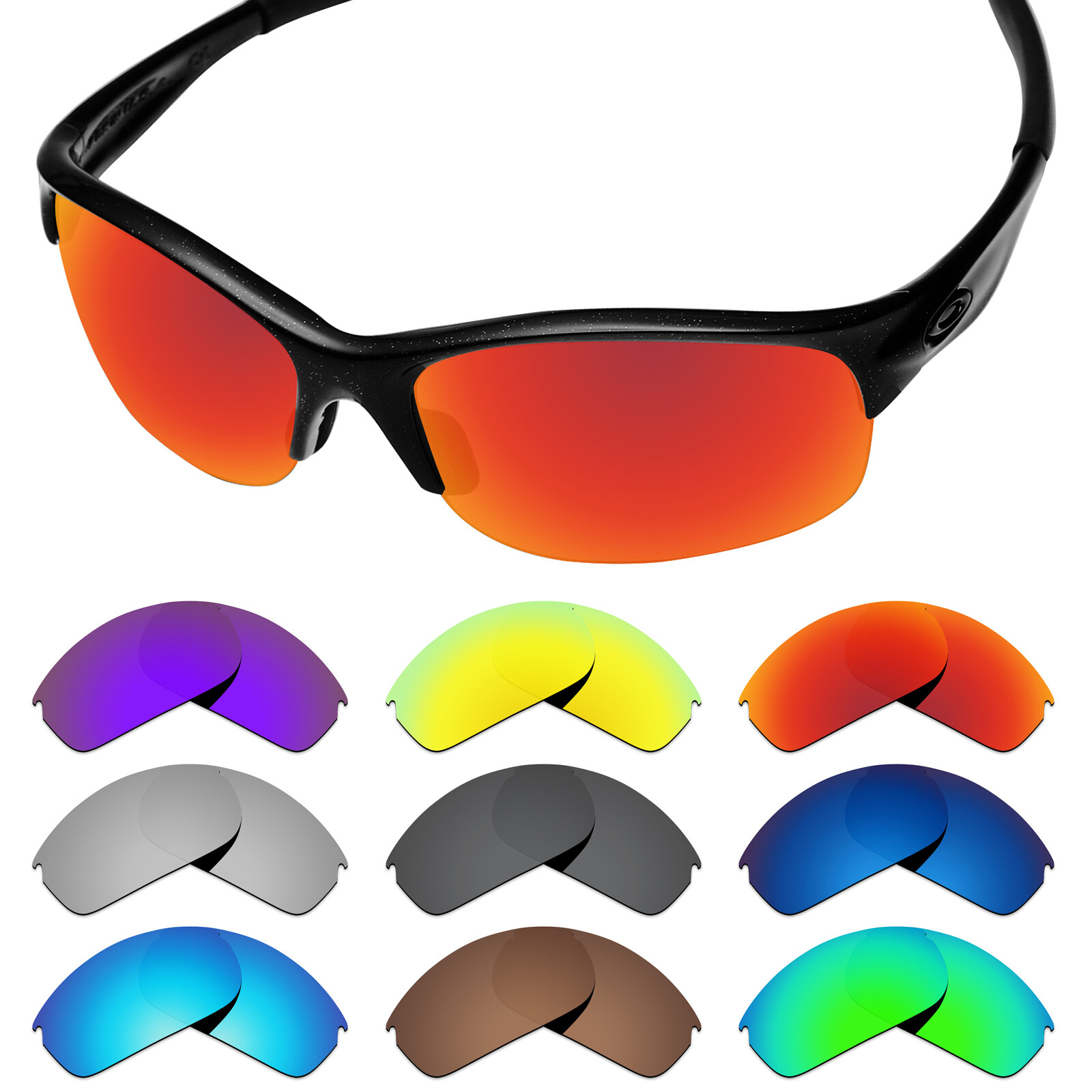 EYAR Replacement Lenses for-Oakley Commit SQ OO9086 Sunglasses - Multiple