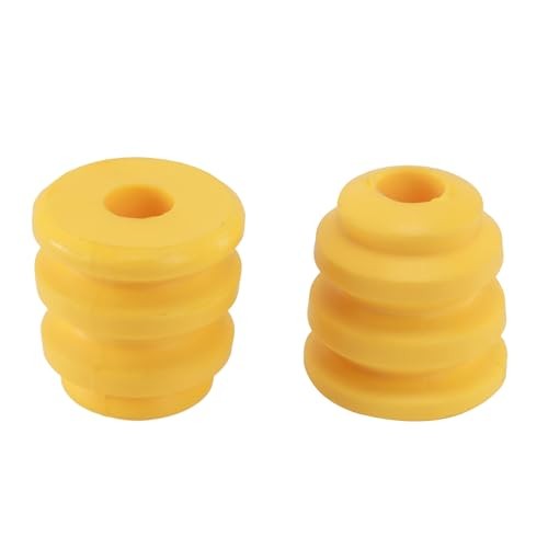 Front Bump Stops, Lower Control Arm Jounce Bumpers (Yellow) 2-pack, Compatible