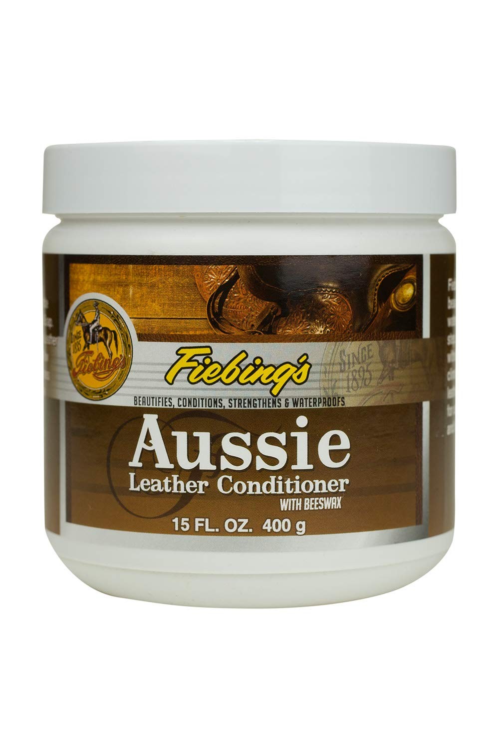 Aussie Leather Conditioner (14 oz) - Contains Beeswax to Withstand Hot Condit...