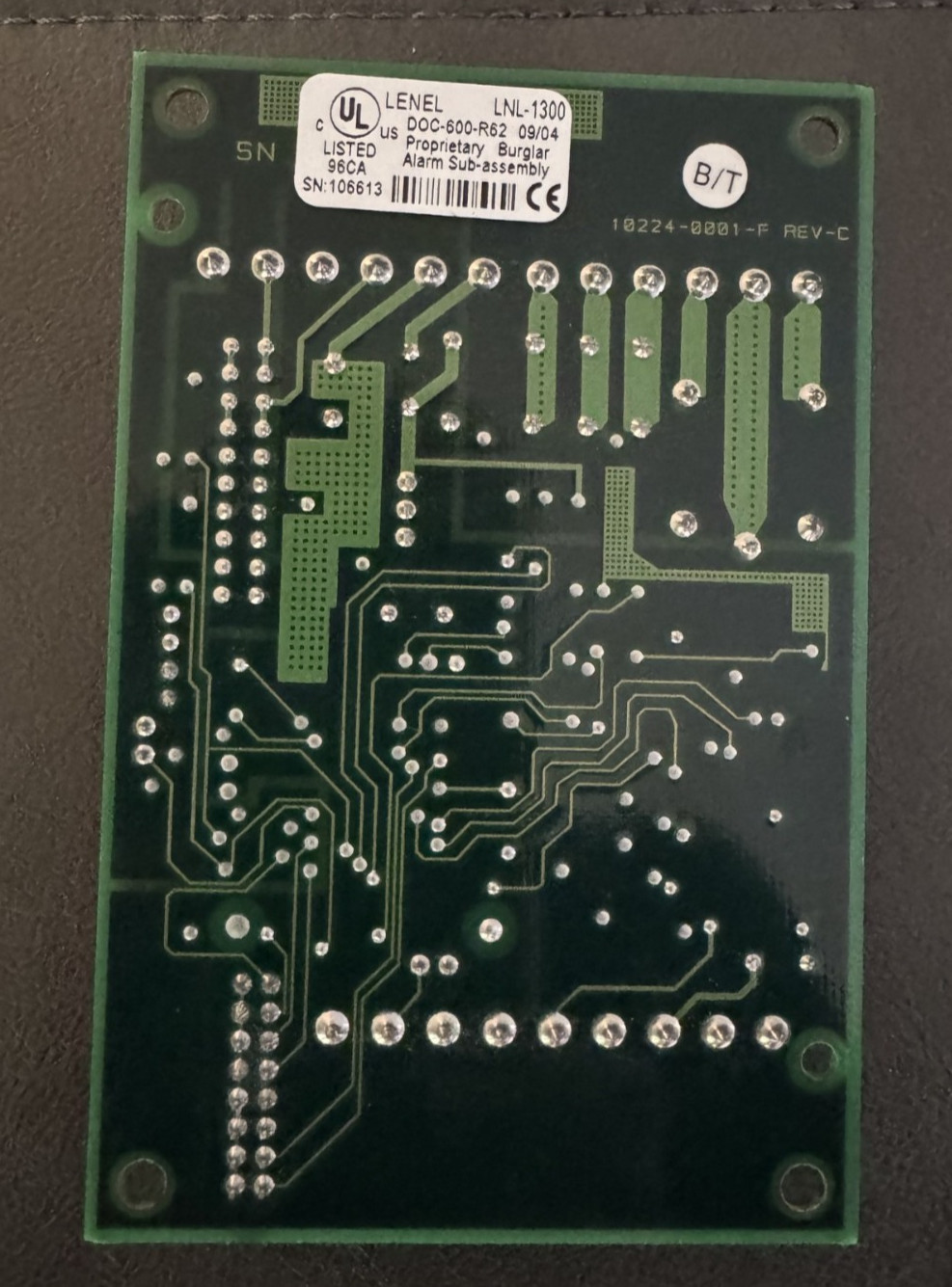 Lenel LNL-1300 MR50 Proprietary Burglar Alarm Sub-assembly-Used