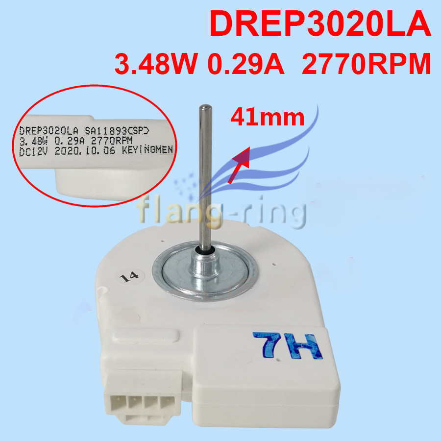3.48W 0.29A fan motor 2770rpm DC12V DREP3020LA cooling motor fan for samsung