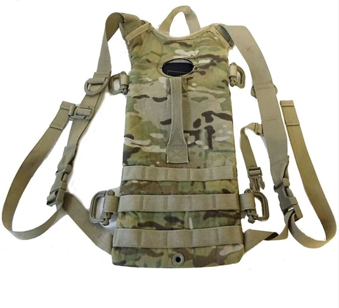 US Army OCP Multicam Molle II Hydration System Carrier Water Backpack No Bladder