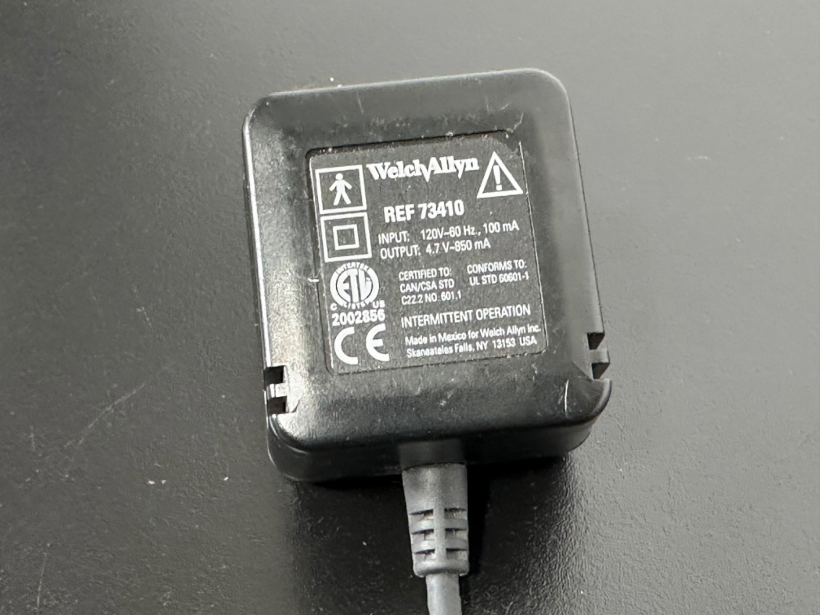 Welch Allyn 73410 Fiber Optic Illuminator Light Source Working