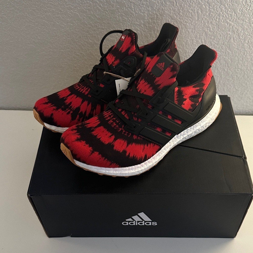 Adidas Ultra Boost x Nice Kicks Red Black Sneakers Men's US Size 7 New in Box!