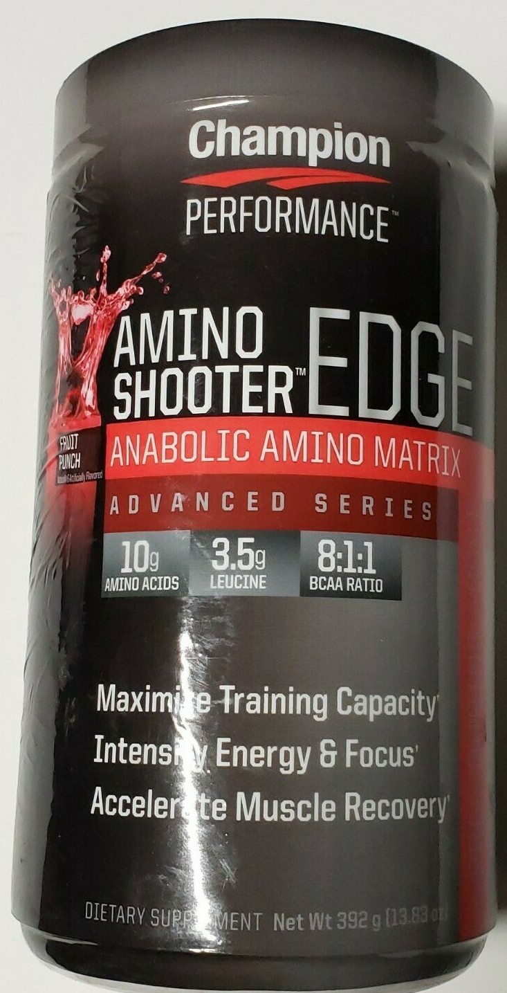 Champion Performance - AMINO Shooter EDGE - FRUIT PUNCH - 30 Servs - Exp 12/2026