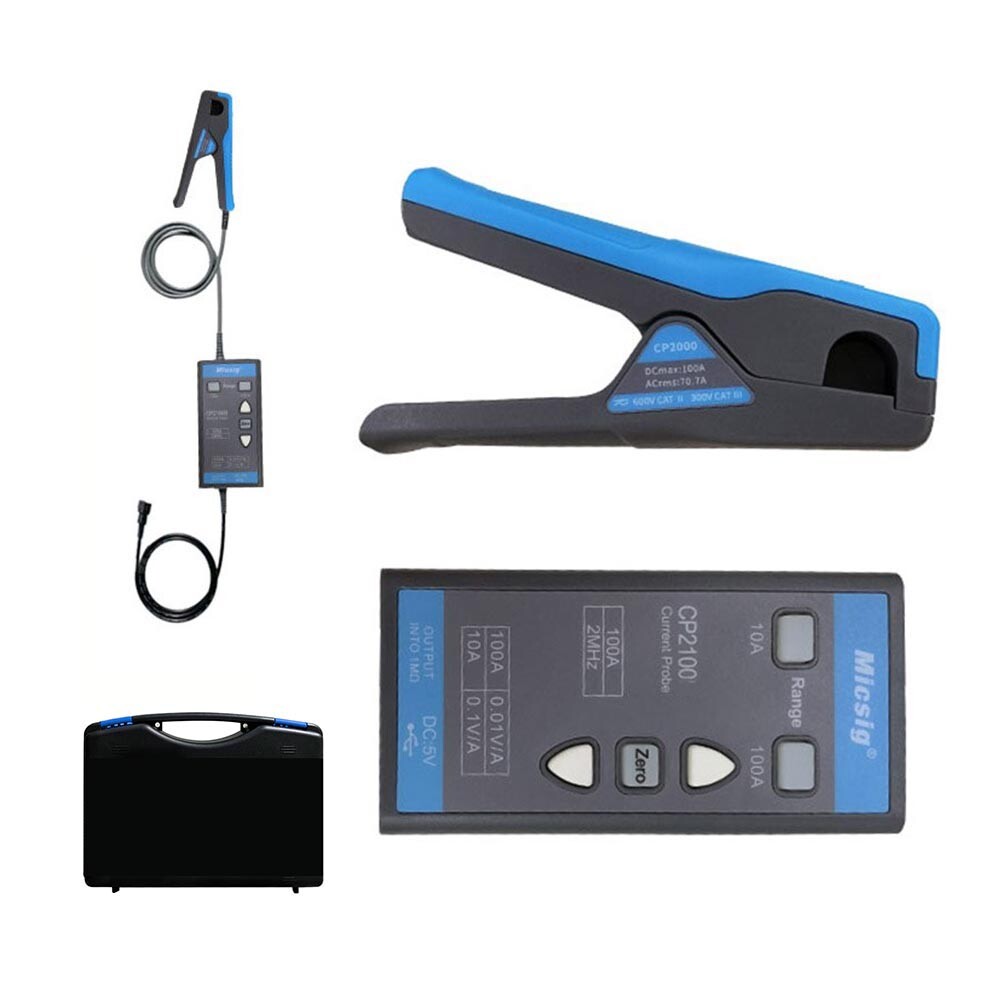 Micsig Universal Current Measuring Tool AC/DC Current Probe Bandwidth 10A/100A