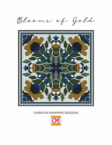 CM Designs Cross Stitch Chart - Blooms of Gold