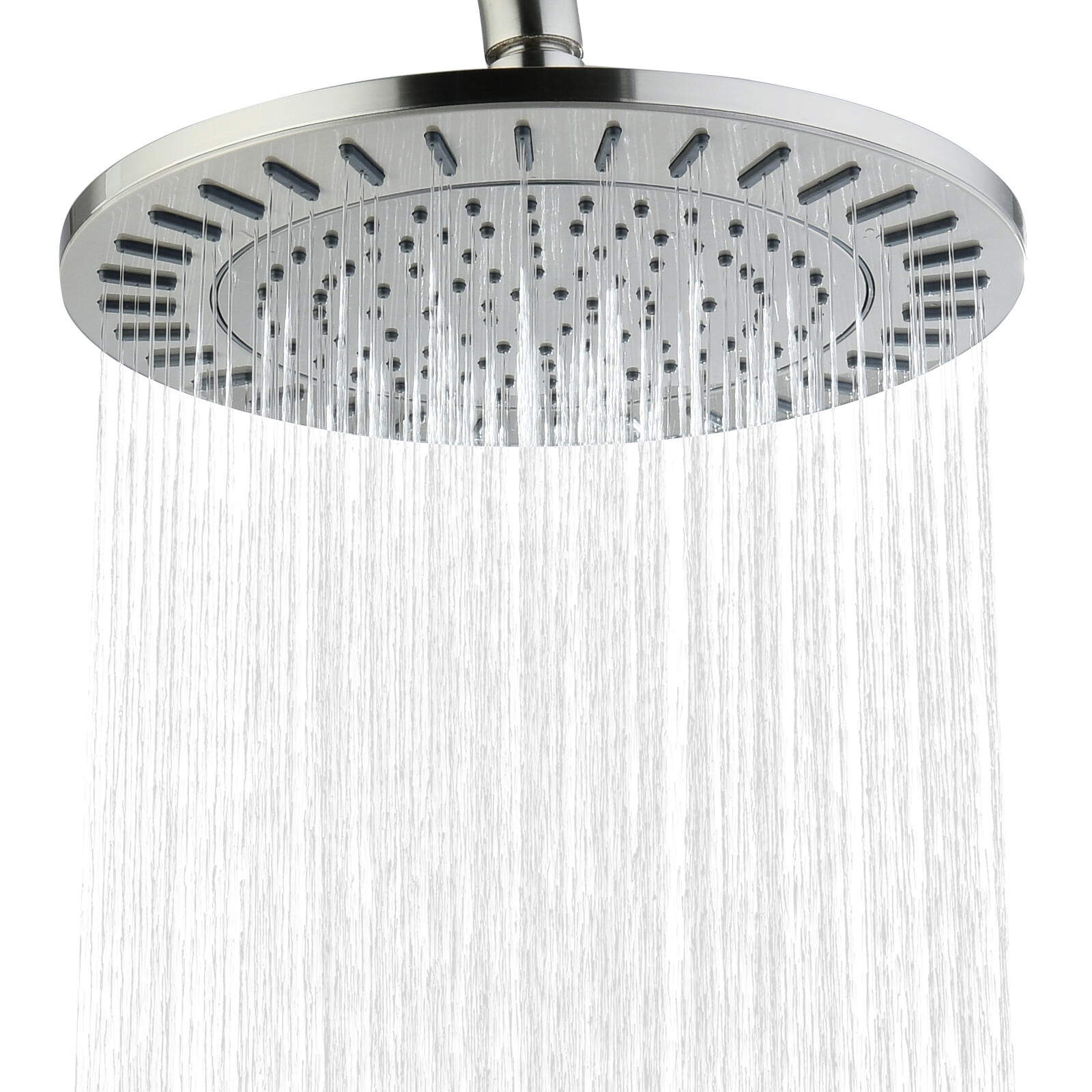 Rain Shower Head 9'' High Pressure Waterfall Showerhead-Brushed Nickel PRS1917