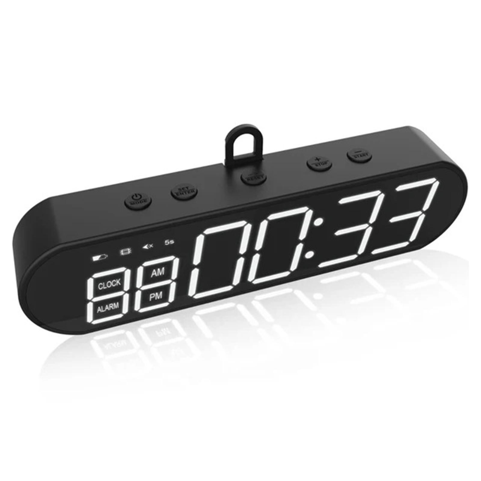 Fitness Timer LED Interval Timer Stable Adjustable Volume Stay Focused Sturdy