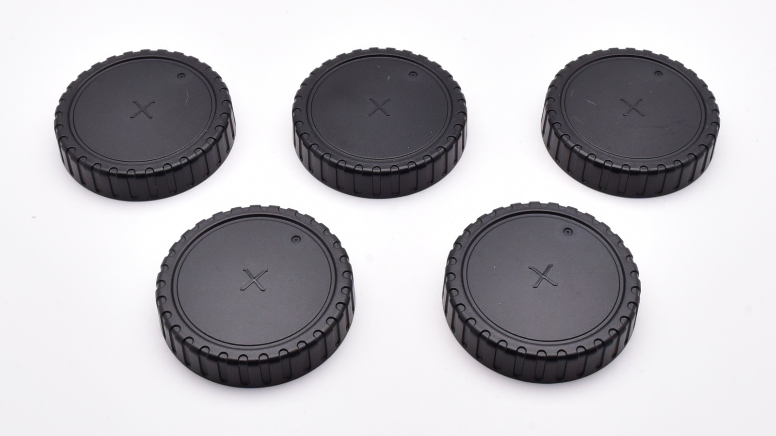 Unbranded FX Mount Rear Lens Cap Lot Qty-5 Fujifilm X (#T1745)