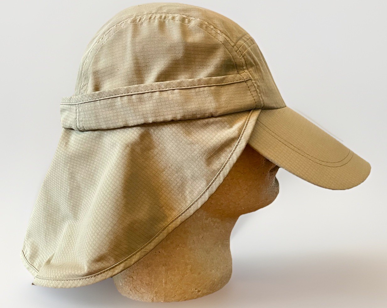 Columbia PFG OMNI-SHADE Cap Fly Fishing Neck Flap UV Sun Hat Retainer Clip O/S*