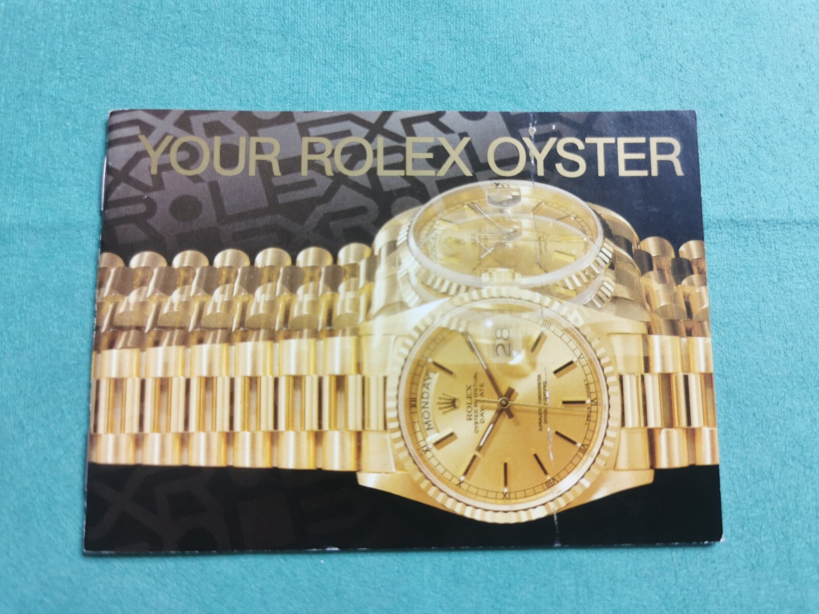 Rolex booklet "Your Rolex Oyster " english language for any models year 1992