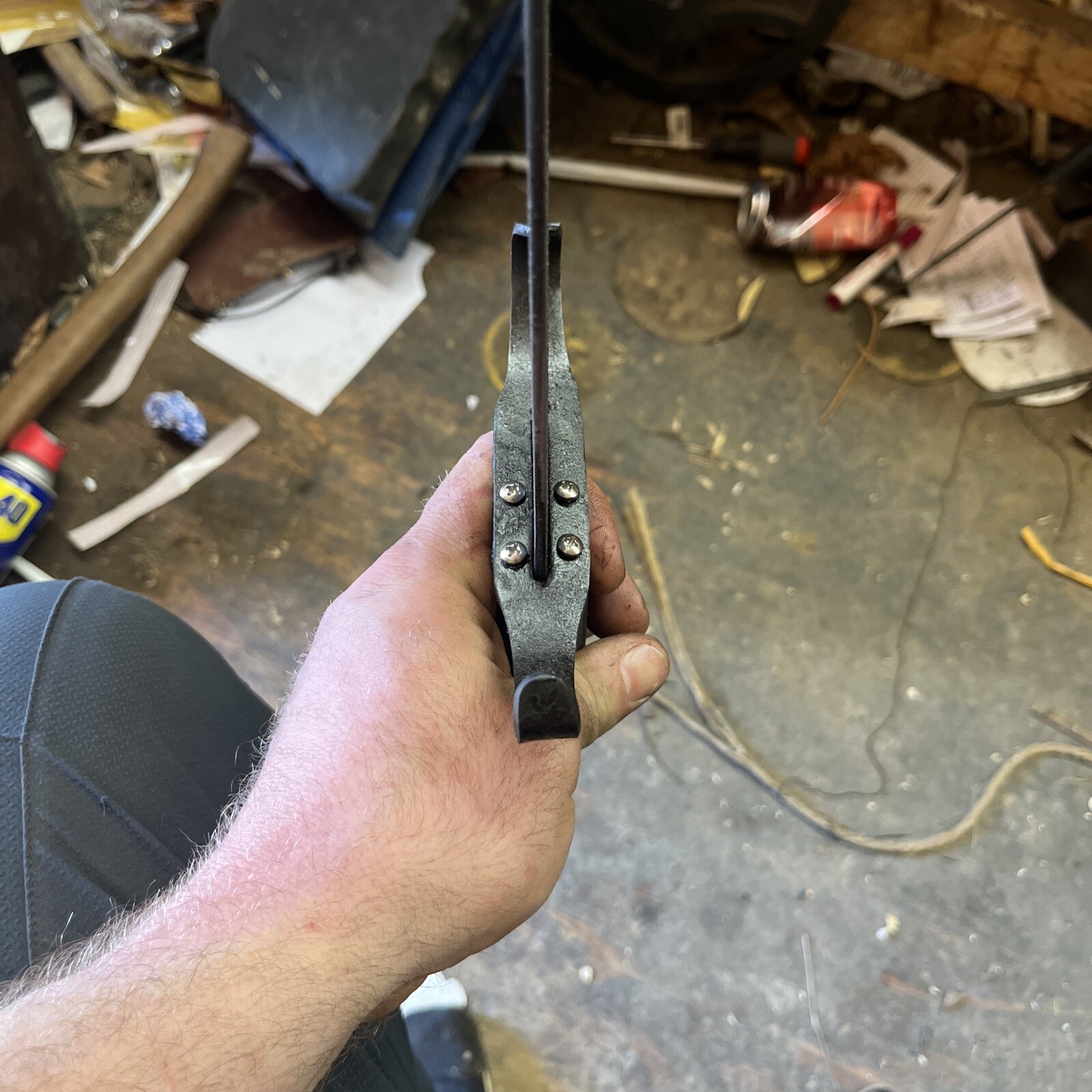 Custom Bart Moore Style Guard only for Cold Steel bowie machete 2.0