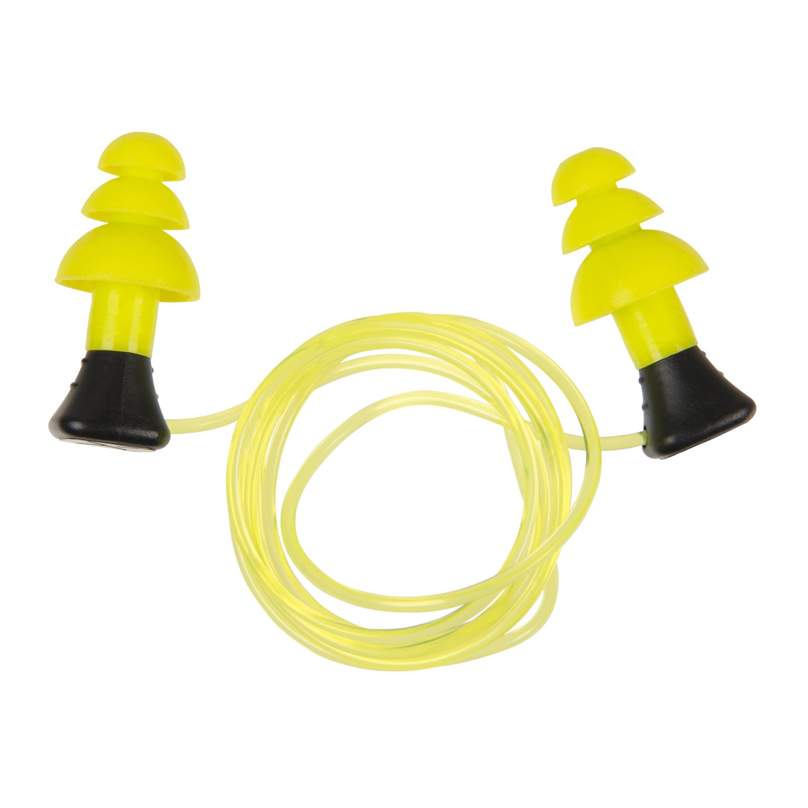Allen Company ULTRX Tethered Silicone Ear Plugs Yellow NRR 26dB 3 Pairs