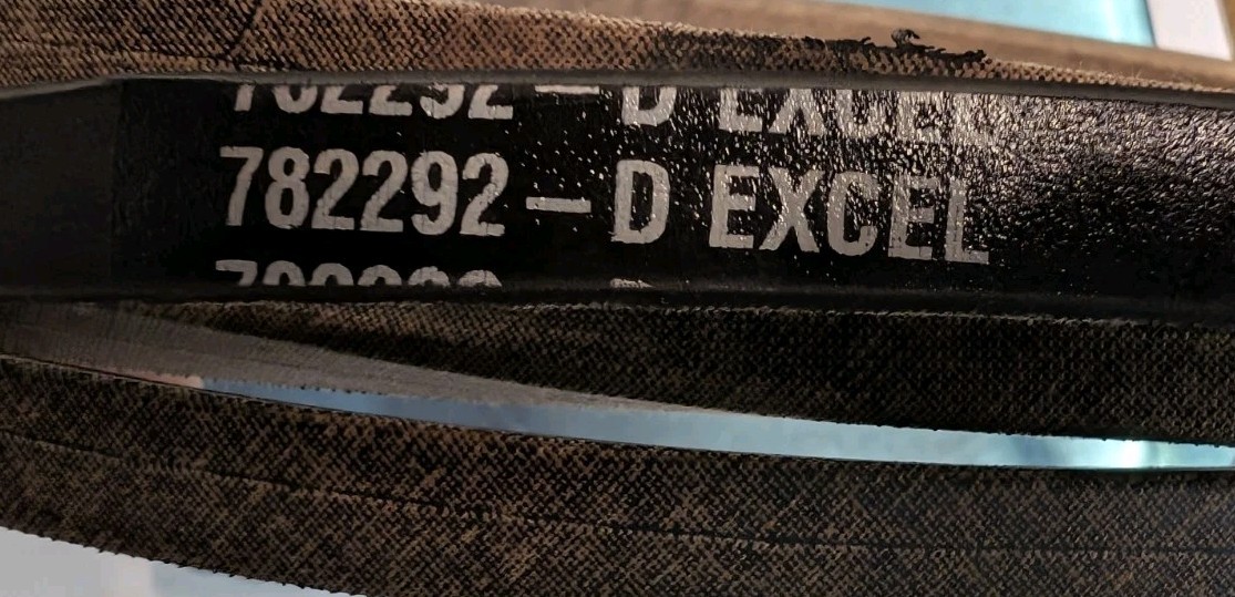 Genuine OEM Excel Hustler 782292 Deck Belt 5/8" X 165-1/2" Rotary 10847 Stens
