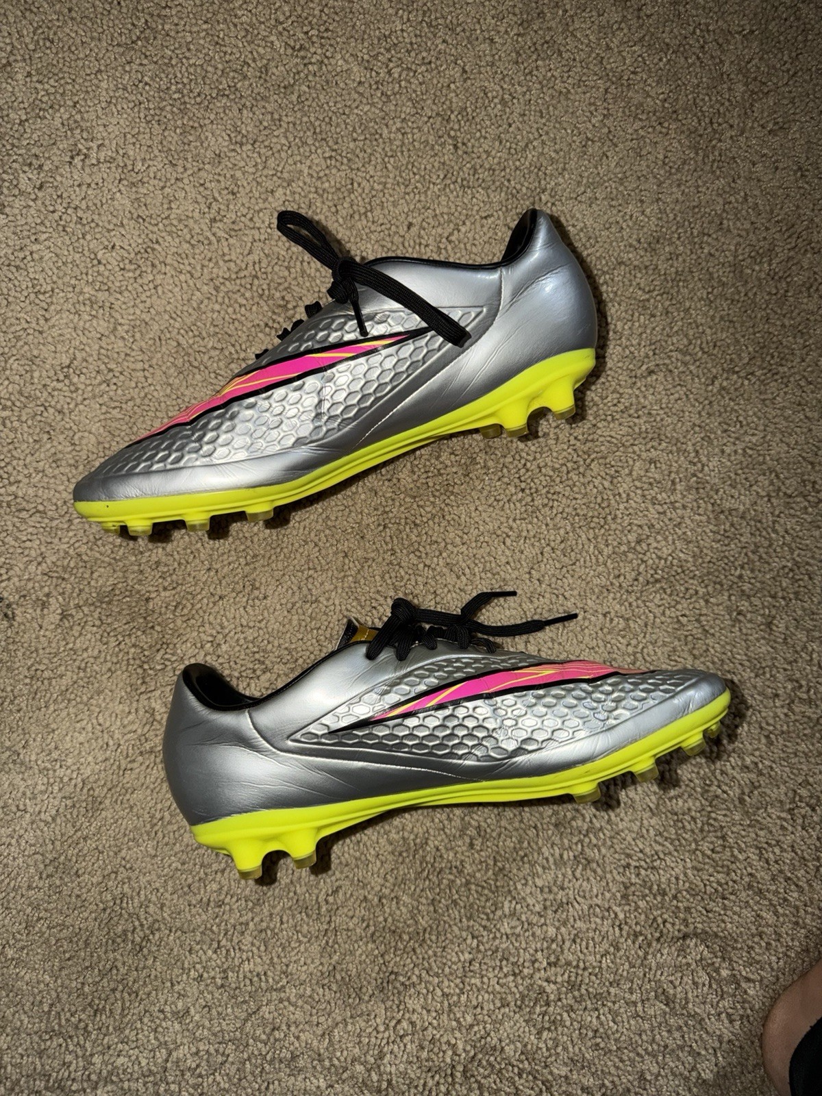 Nike Hypervenom Phelon ‘Liquid Diamond’ FG Men's Soccer Cleats Size 8.5