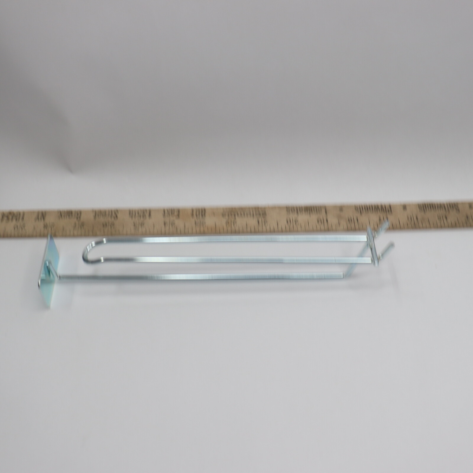 (10-Pk) Pegboard Peg Hooks Chrome-Plated Metal 10" 0000081042