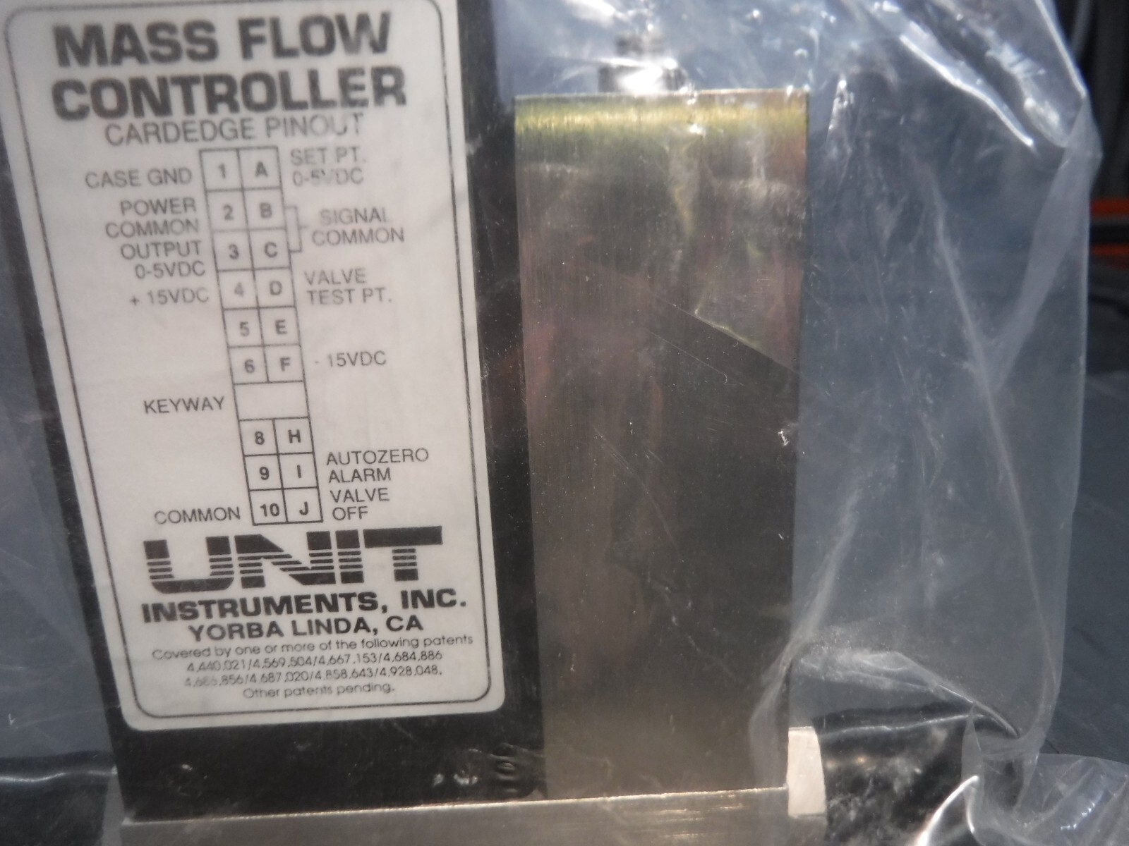 Unit Model: UFC-1100A Range: 5 SLM Gas: N2 Mass Flow Controller