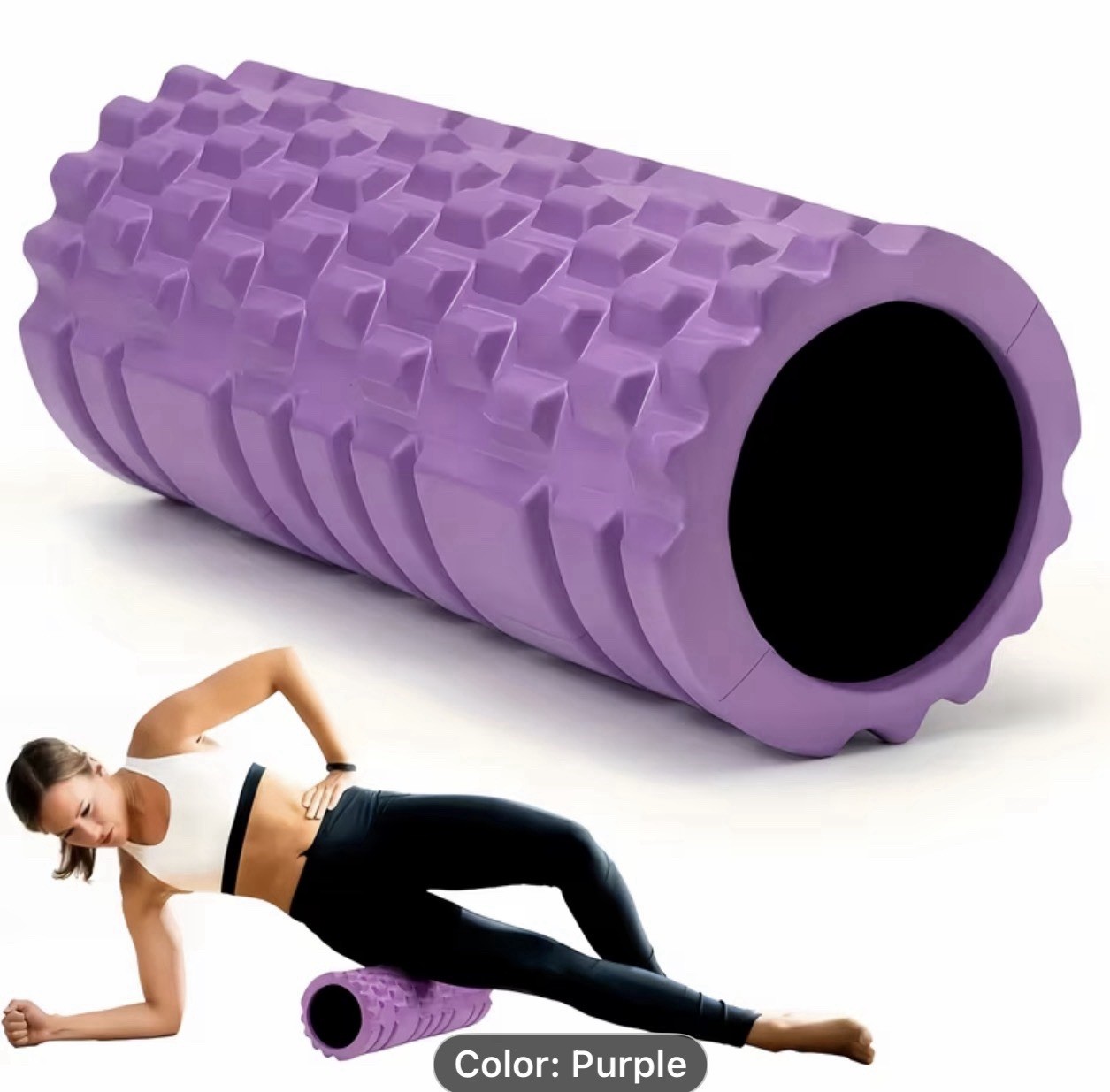 Foam Roller Massage Column for Fitness Gym Yoga Pilates Muscle Back Block Stick