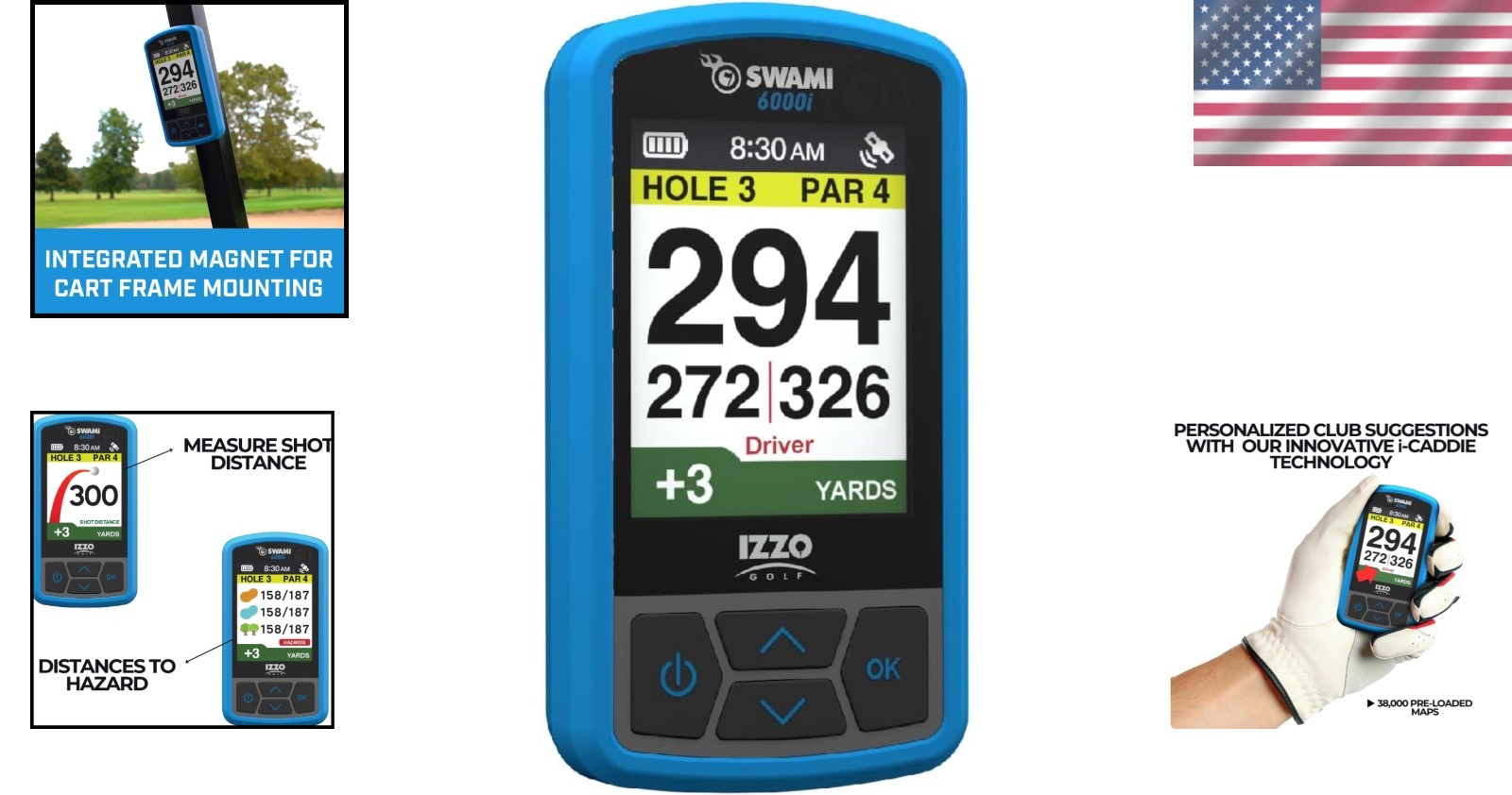 SWAMI 6000I - Vibrant 2" Color Display & Digital Scorekeeper