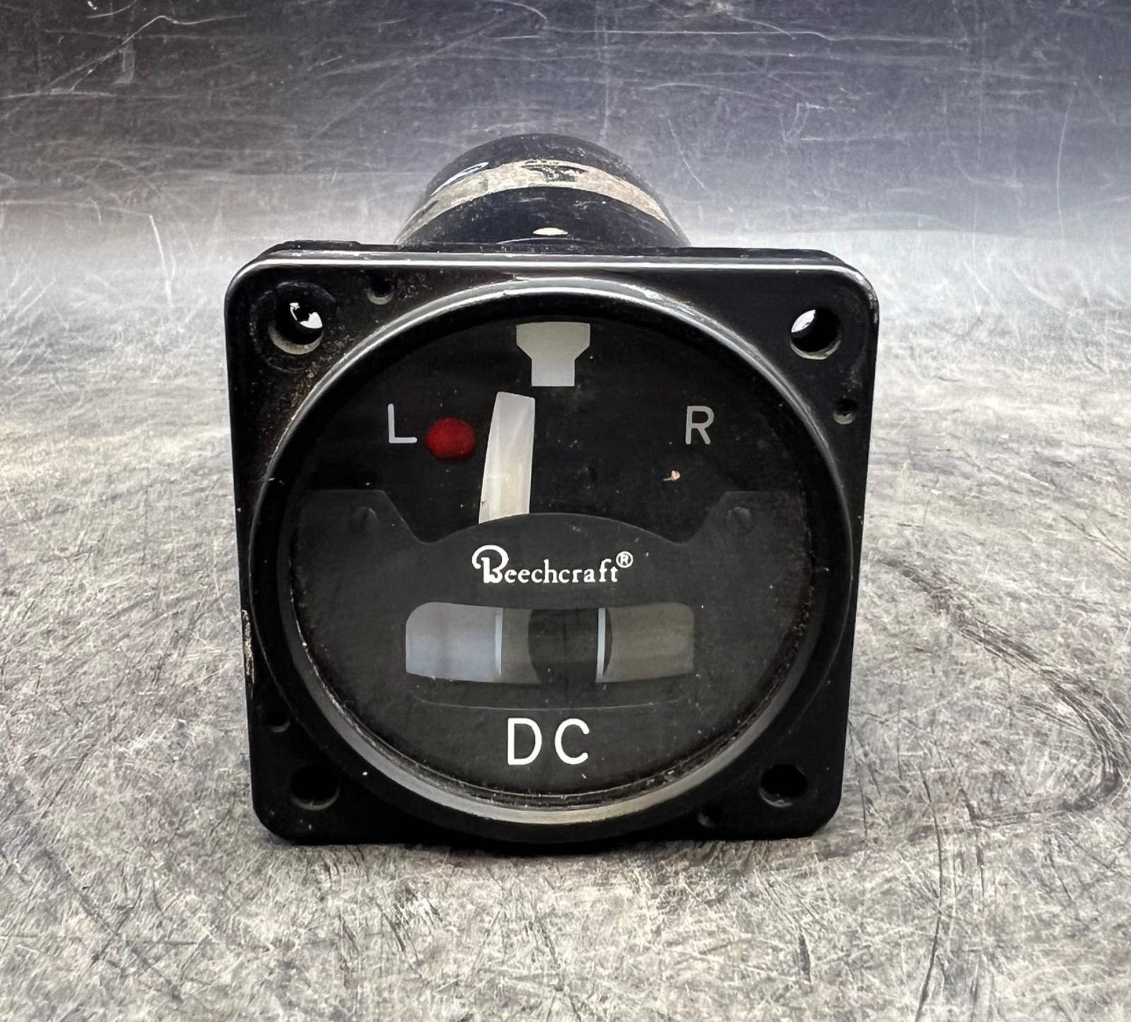 Vintage Beechcraft Aircraft Turn And Slip Bank Indicator Gauge 101-380031-1