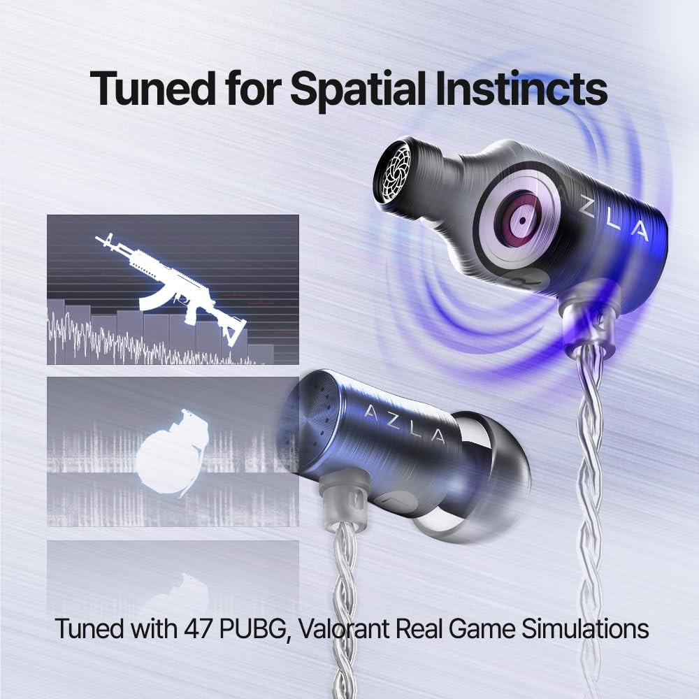 AZEL GEN3 Gaming Earbuds with Mic for PS5, Xbox, PC & More