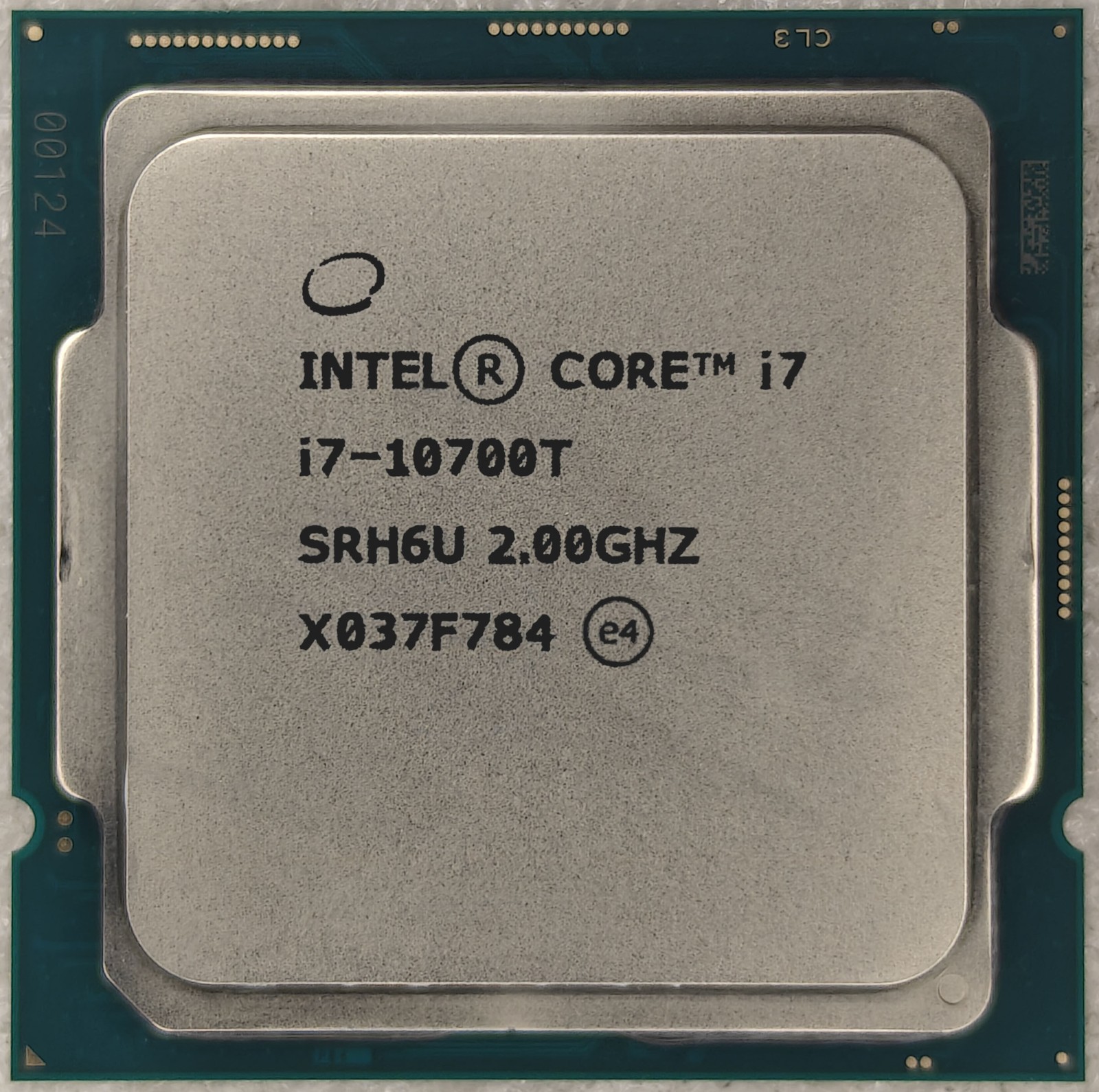 Intel Core i7-10700T 10th Gen 2.0GHz (Turbo 4.5GHz ) 8-Core 16M LGA-1200 SRH6U