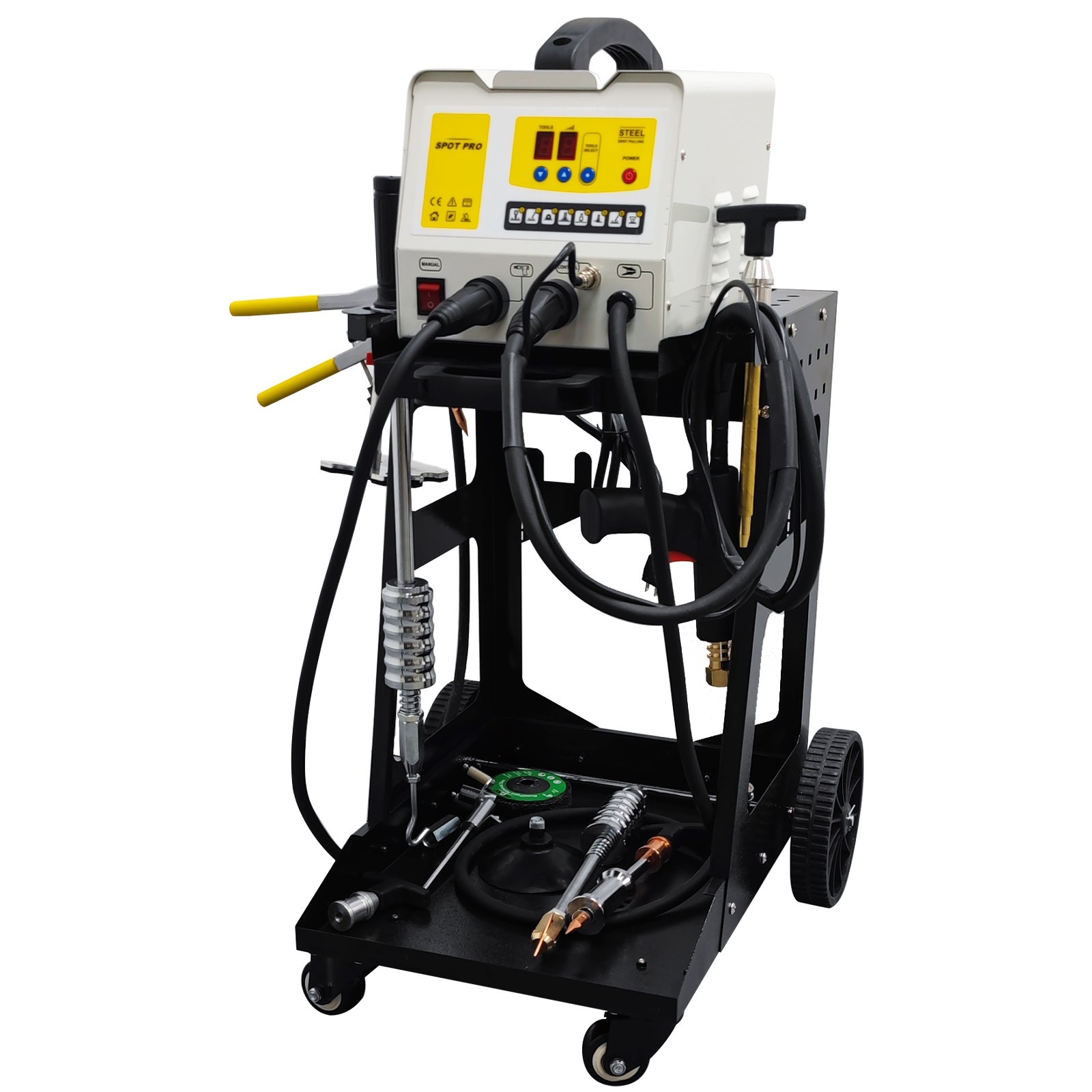 Steel Dent Pulling Machine Car Dent Repair Puller Welder 220V Data Restoration