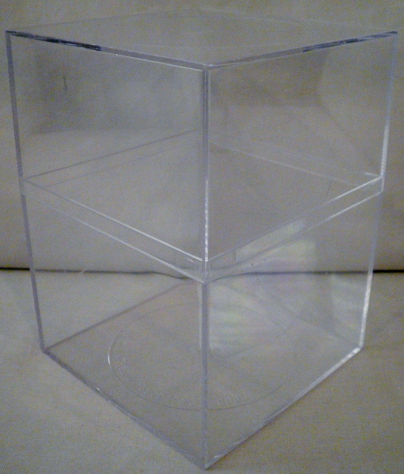 AMAC Plastic Products 4” x 4” x 5-1/2” High Clear Display Storage Box Case