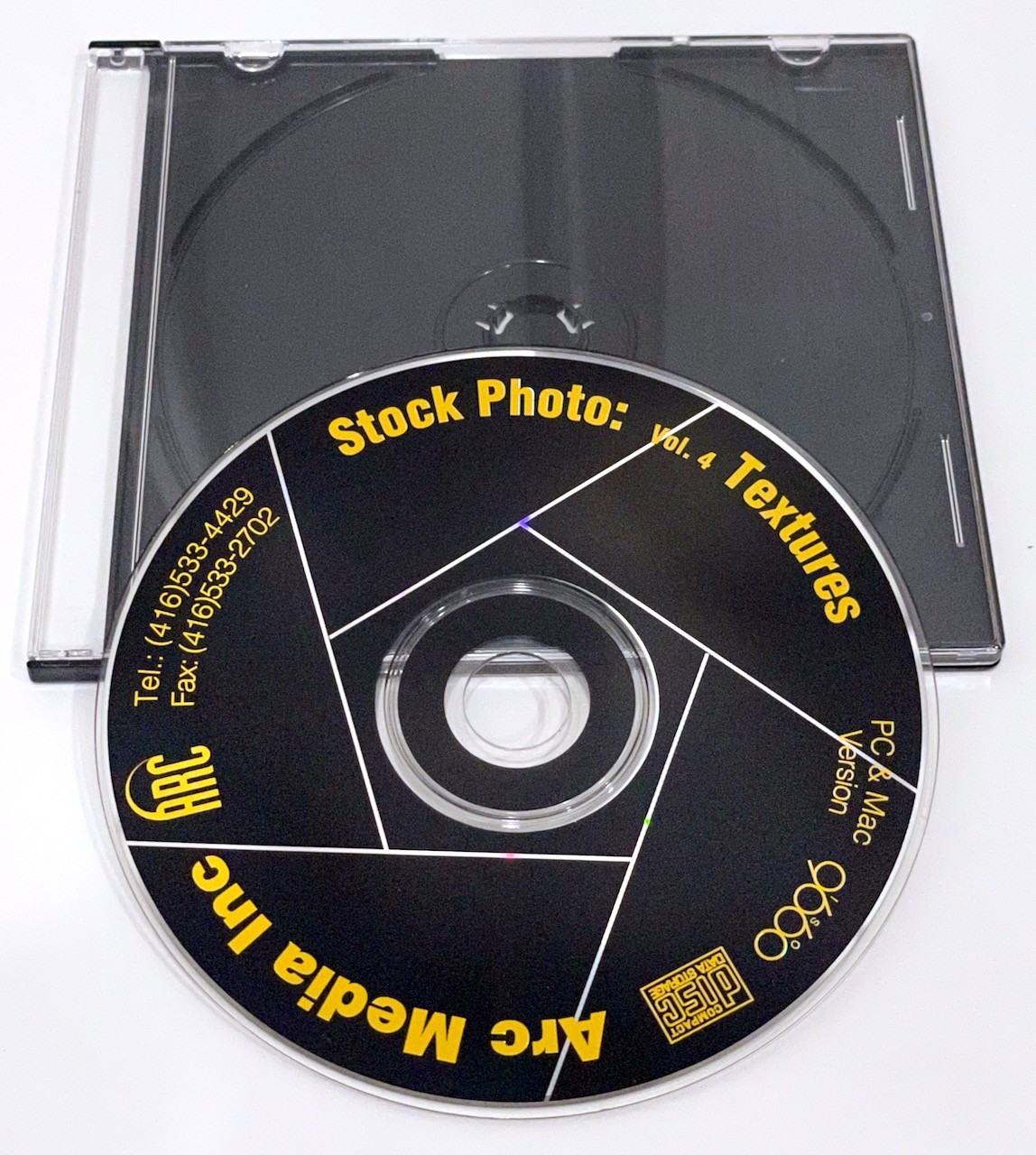 Arc Media Stock Photo: Vol. 4 Textures CD-ROM for PC/Mac from 1994