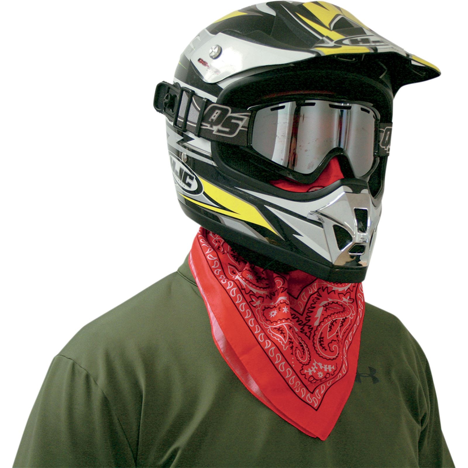 ATV-UTV Tek Dust Mask Bandanna - Red BDMRED