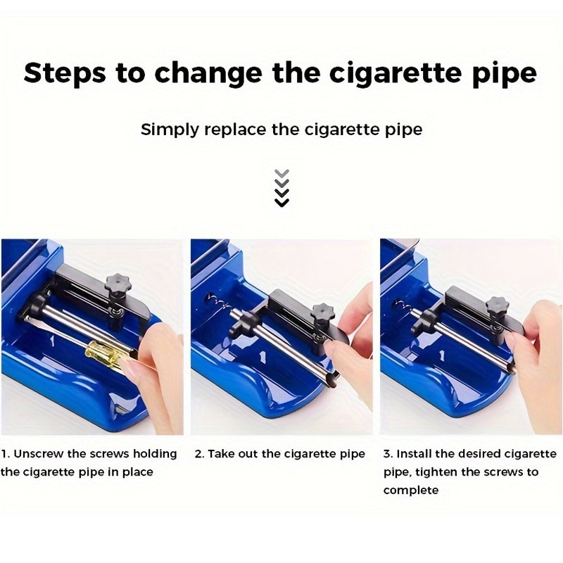 8.0mm Automatic Cigarette Rolling Machine Electric Tobacco Smoking Maker