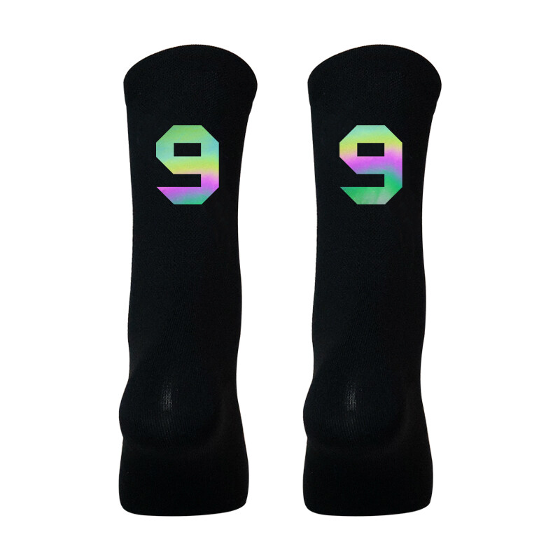 2 Pairs Reflective Road Cycling Riding Bicycle Bike XC MTB BMX Sport Ankle Socks