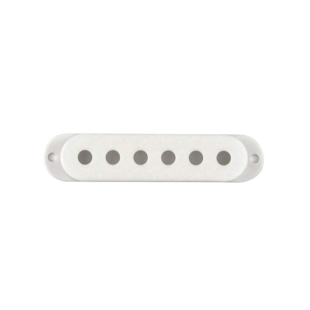 White ST SSS Guitar Pickup Covers 2T 1V Knobs Tremolo Bar Tip Switch Tip Cap