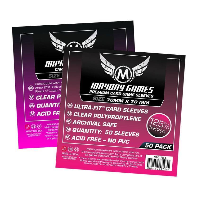 Square Card Sleeves - Small (70x70mm)