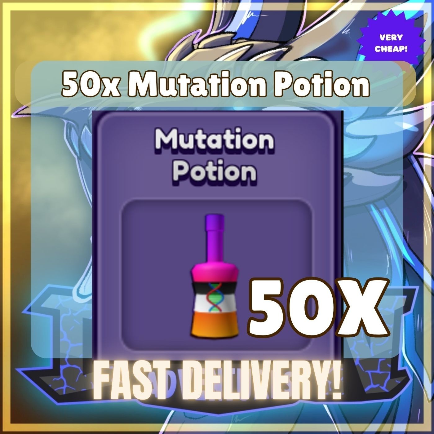50pcs Mutation Potion - Dragon Adventures D.A - CHEAPEST (FAST DELIVERY!)
