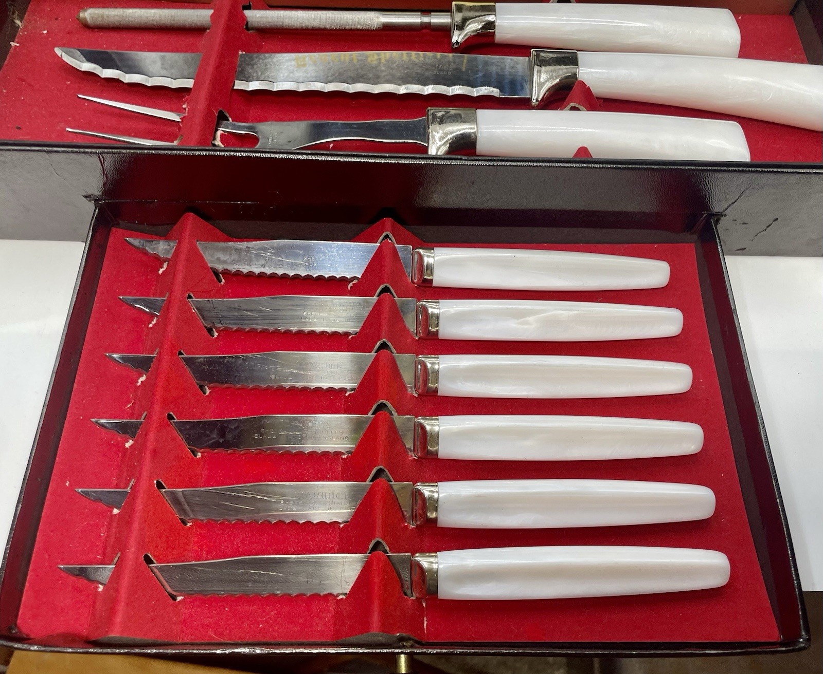 Vintage Regent Sheffield Cutlery Carving Set
