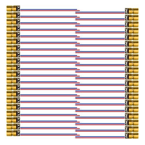 40x Red Laser Diode Module 650nm 5V 5mW 3V 5mW Dot 6mm Copper Plastic Leads