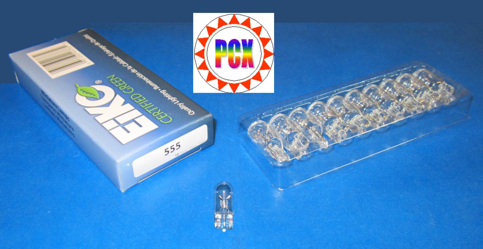 #555 Miniature Lamp - Box of 10 #555 bulbs