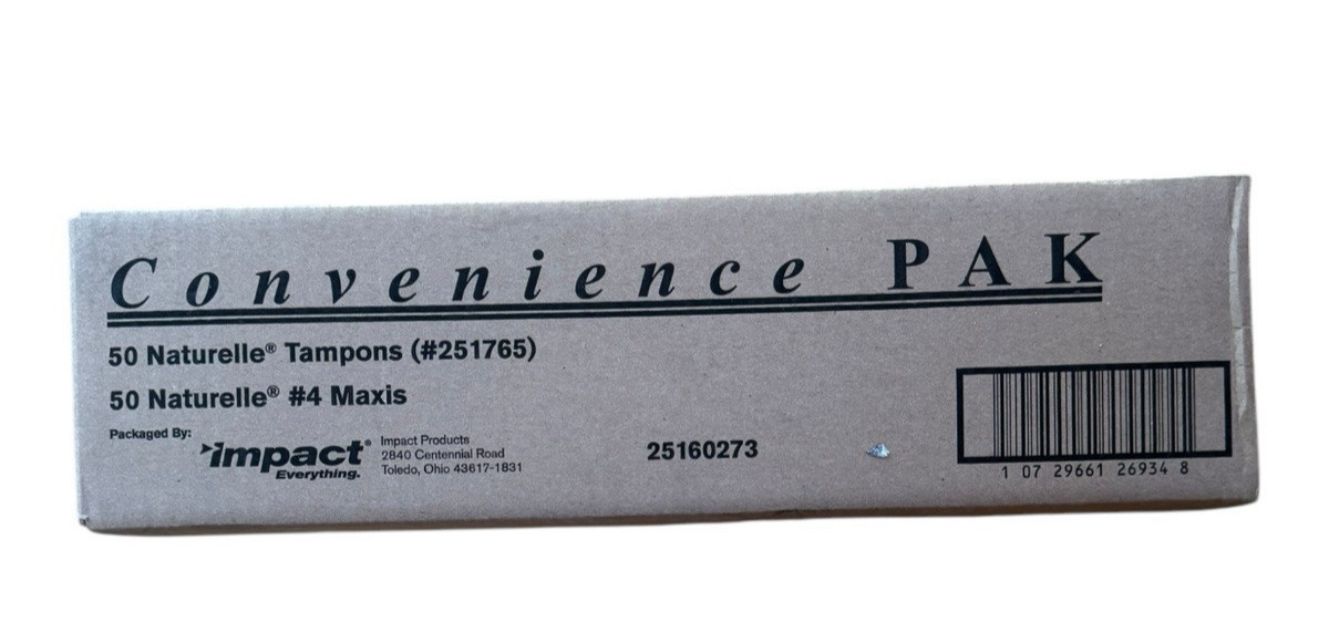 Convenience Pak - Impact Products Tampon Napkin  21560273 - 100 Count