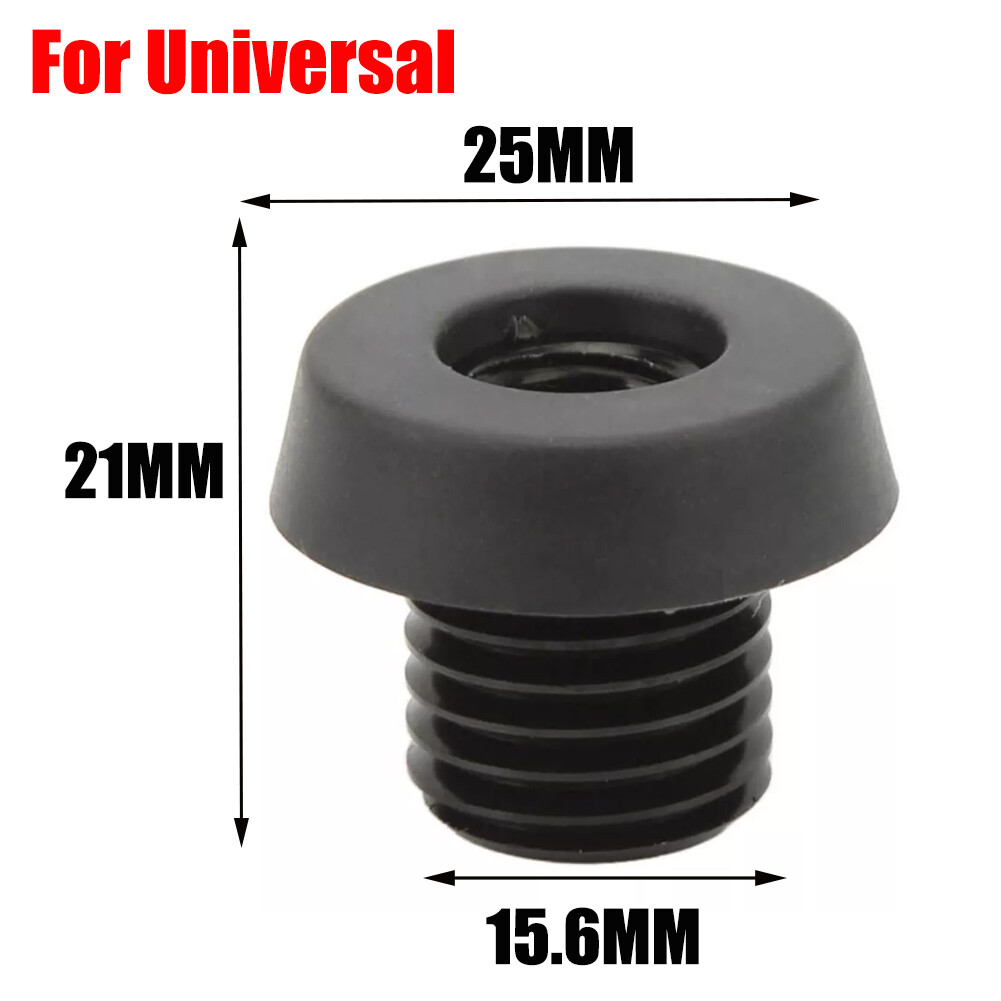 2PCS Pool Cue Back Plug Screw Bottom Bumper Protector for Universal Billiard Cue