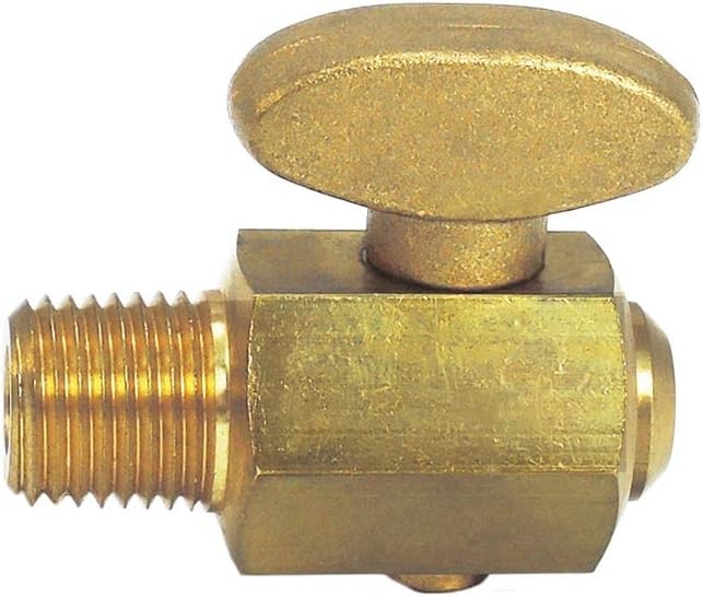Air Brake Air Tank Drain Cock Ground Plug Shutoff (1/4" NPT Male)