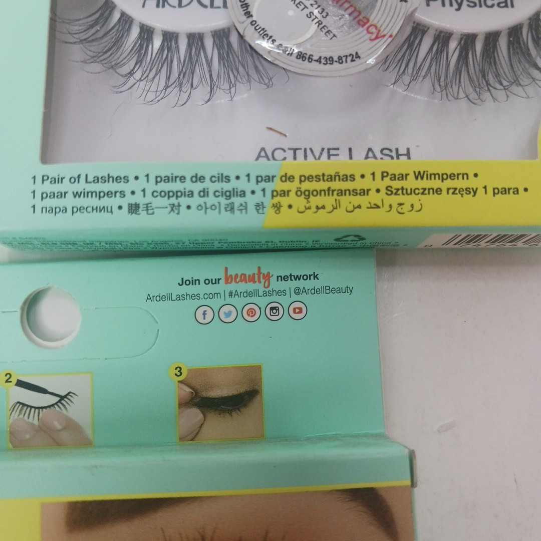 3 ARDELL PROFESSIONAL ACTIVE LASH PHYSICAL 6 Total Lashes