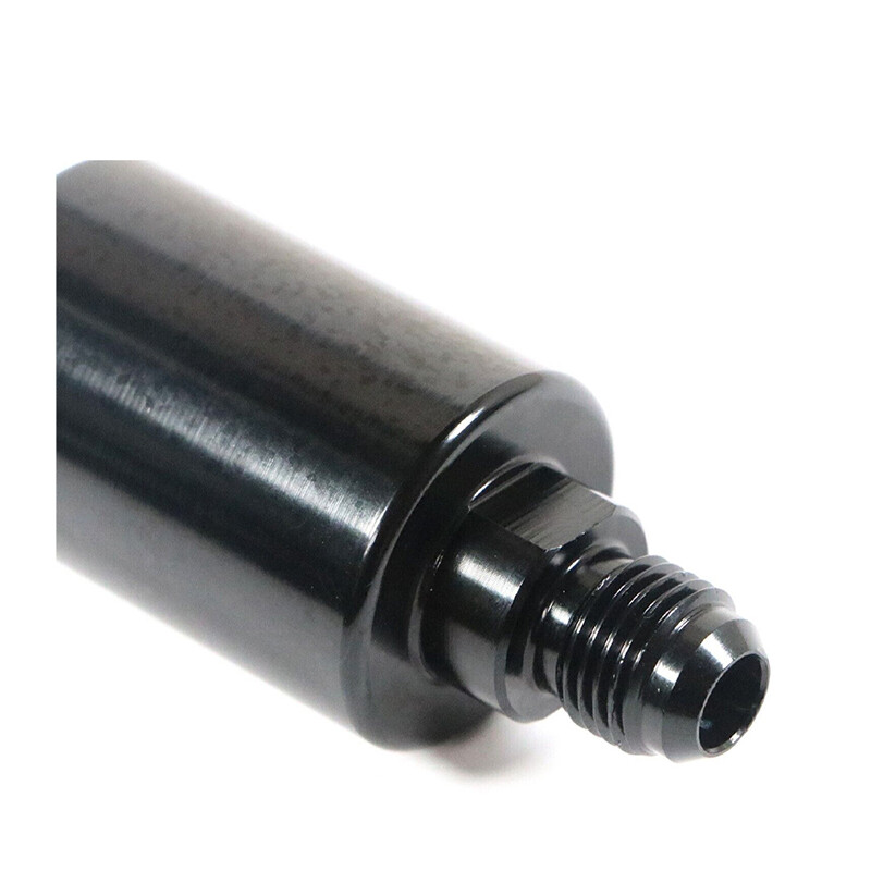 6AN Fuel Filters Removable and Replaceable Black Anodized Aluminum