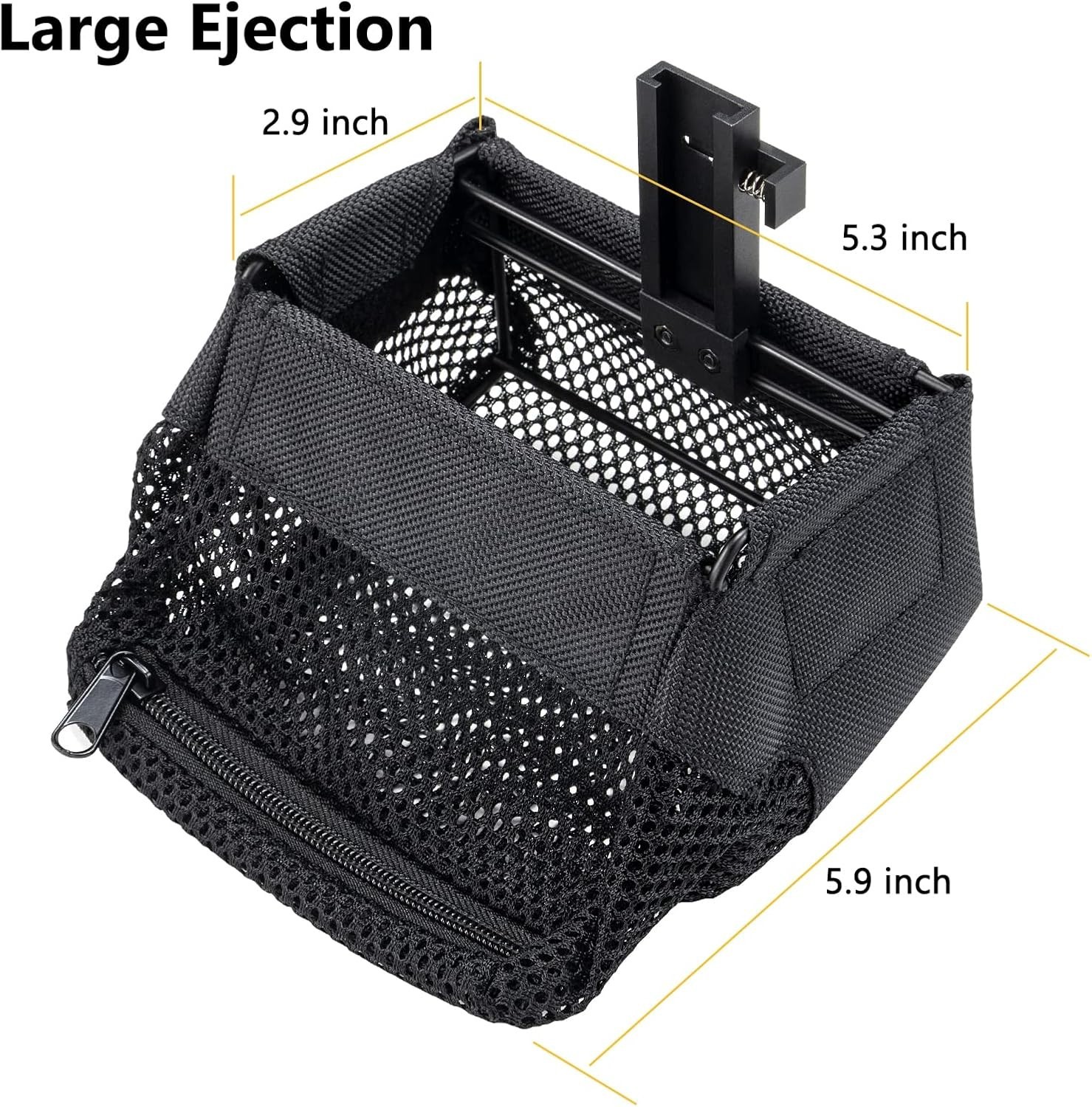 Thickened Brass Catcher, Heat Resistant Nylon Shell Catcher, Zipper Bottom B...